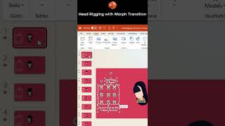 PowerPoint Animation Tutorial Creating Interactive Character Poses using Morph [upl. by Webster]