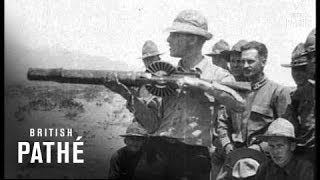 American Soldiers Digging Trenches And Training With Lewis Gun 1917 [upl. by Nikolaus]