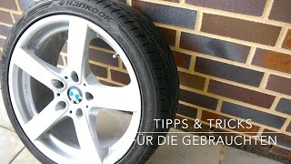 Gebrauchte Reifen  Alufelgen kaufen Tipps amp Tricks [upl. by Eipper]