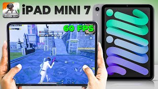 iPad mini 7 BGMI Test Review After 20 Days with FPS 🔥 [upl. by Teraj]