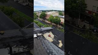 Flat roof drain replacement part 1 [upl. by Starr445]