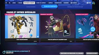 NEW BOUTIQUE FORTNITE DAUJOURDHUI 21 OCTOBRE 2023 BOUTIQUE DU JOUR [upl. by Rabjohn]