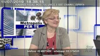 METROPOLIS 15 LUGLIO 2019 CAF CISL LOMBARDIA [upl. by Evvie]