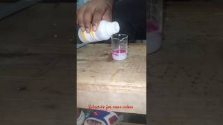 Testing of phenolphthalein सूचक का प्रयोग करते हुए💥💥💥youtube ytshort nikhil exprementshort [upl. by Eiralav]