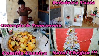 CÃ“LICAS NA GRAVIDEZ  GRÃVIDA DE 8 MESES  MUDANÃ‡AS NA COZINHA  MONTAMOS NOSSA ÃRVORE DE NATAL [upl. by Ayanat]