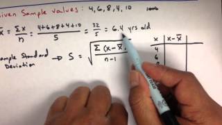 Variance and Standard Deviation Sample and Population Practice Statistics Problems [upl. by Ettenotna]