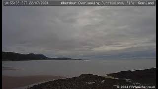 22 July 2024  Aberdour WeatherCam Timelapse [upl. by Elbertine94]