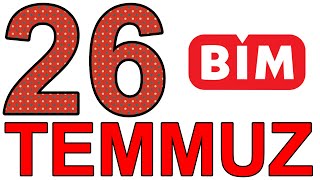 BİM 26 TEMMUZ 2024 AKTÜEL ÜRÜNLER KATALOĞU [upl. by Sven]