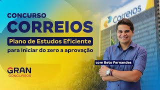 Concurso Correios  Plano de Estudos Eficiente para Iniciar do zero a aprovação [upl. by Grobe]