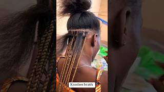 Knotlesss braid👏🥰 [upl. by Rourke]