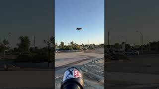 Royal Australian Air Force C17A arriving at Perth airport Rwy 06 plane aviation planespotting [upl. by Oijres]