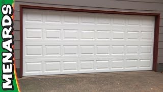 How To Install a Garage Door  Menards [upl. by Hardy383]