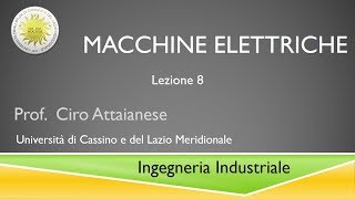 Macchine elettriche Lezione 8 [upl. by Westerfield]