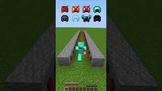 Armor VS Laser in Minecraft🤯 はいよろこんで shorts [upl. by Lawan]