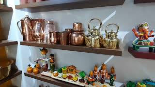 Zishta Shop Tour  Full Collections of Brass amp bronze  Chennai Zishta  Brass collections shop [upl. by Aerdnua]