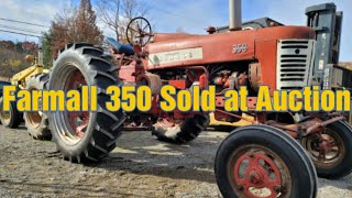 Farmall 350 Sold at Auction [upl. by Asirralc647]