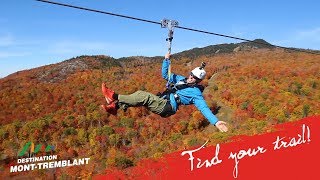 Discover MontTremblant from ziplines [upl. by Paige]