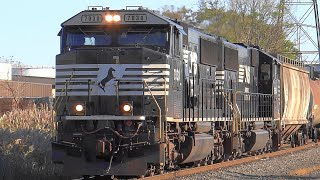 Pair of NS EMD SD60Es On Wilmington Train [upl. by Aibat108]