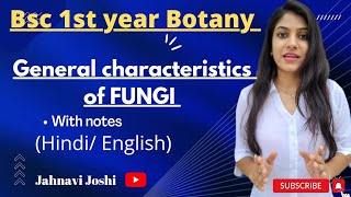 General characteristics of FUNGI Notes [upl. by Chase]