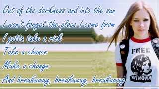 Avril Lavigne  Breakaway Lyric Video [upl. by Morissa945]