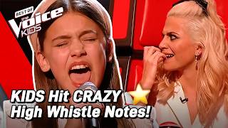 AMAZING High Notes on The Voice Kids 😱 [upl. by Frederic97]