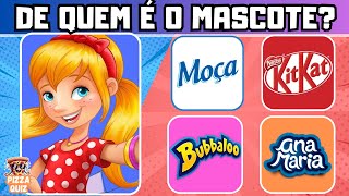 😺 DE ONDE É ESSE MASCOTE Parte 2  Qual a marca quiz [upl. by Bucky309]