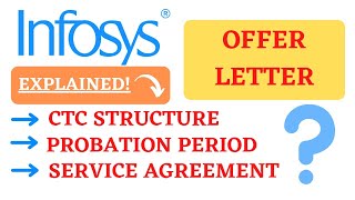 INFOSYS Offer Letter 2021  CTC Structure  Joining Process  Infosys Freshers Salary Explained [upl. by Nunnery]