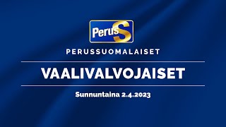 Vaalivalvojaiset perussuomalaiset [upl. by Ahsinirt597]