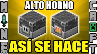 COMO HACER UN ALTO HORNO EN MINECRAFT [upl. by Gottfried]