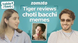 Actor TigerShroff Reacts To his Viral Memes  Sahiba Bali  Tiger Shroff  Zomato [upl. by Bullion]