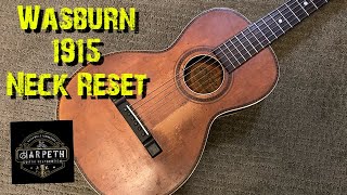 Washburn 1915 Neck Reset [upl. by Tifanie]