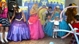 SHOWquotBARBIE ESCUELA DE PRINCESASquot TEL24516210 ANDROS FIESTA INTERLOMAS MEXICO DF [upl. by Suchta]