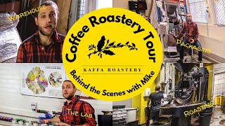 Coffee Roastery Tour  Behind the scenes at Kaffa roastery [upl. by Almire]