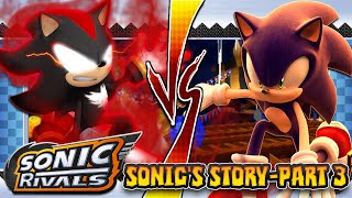 Sonic Rivals PSP  Sonics Story Part 3 Sky Park Zone [upl. by Jehius894]