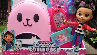 GABBYS DOLLHOUSE Gabby Girl OnTheGo Travel Set Unboxing Pretend Play [upl. by Trisa]