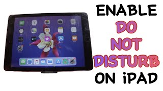 How to Enable Do Not Disturb on iPad [upl. by Lebazej]