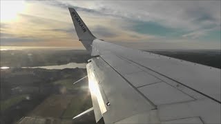 Ryanair Boeing 737800  London Stansted to Oslo Rygge Full Flight [upl. by Anilorac367]