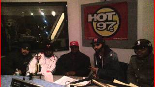 Part 2 Slaughterhouse Funkmaster Flex Freestyle Hot 97 December 2011 Download Link [upl. by Ridglea]