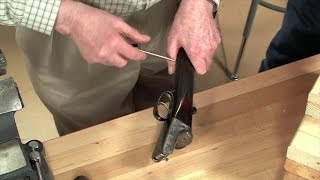 How to Disassemble a Boxlock  British SidebySide Shotguns  MidwayUSA [upl. by Annwahsal]