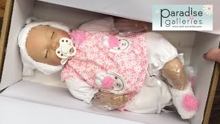 Unboxing Paradise Galleries Lullaby Llama Reborn Baby Doll [upl. by Tiffany]