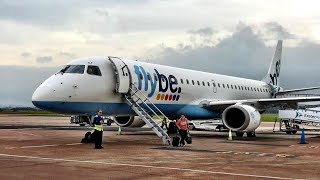 FLYBE Trip Report Norwich to Exeter Embraer 195 [upl. by Calloway]