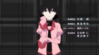 Owarimonogatari OP 1 Decent Black HD Ougi [upl. by Vail]