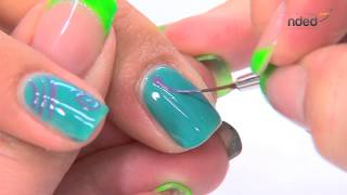 Nail Art Décor été avec Vernis Semi Permanent pour Ongles  rbnailsde [upl. by Pepe563]