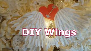 DIY WINGSHANDMADE WINGSHow to make Angels wings [upl. by Danie]