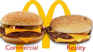 McDonalds Ads vs The Real Thing [upl. by Myrt]