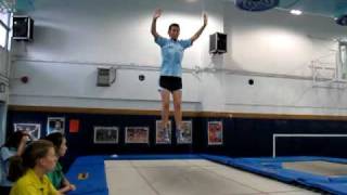 Y10 GCSE PE Trampoline  Michelle [upl. by Nayve]