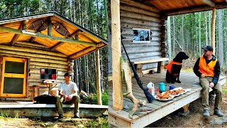 Building an Off Grid Log Cabin  MY SUMMER IN THE MAINE WOODS Full Movie [upl. by Yendroc434]