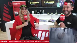 MTDCNC live at MACH 2022 Intoco Special Steels amp Alloys Hard Metal Machining [upl. by Ellatnahc]