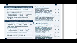 Navigating New Zealands Passenger Arrival Card A Simplified Guide [upl. by Errised]