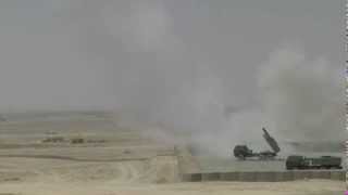 HIMARS live firing Afghanistan HighMobility Artillery Rocket Launcher System MRLS US Army [upl. by Joiner]